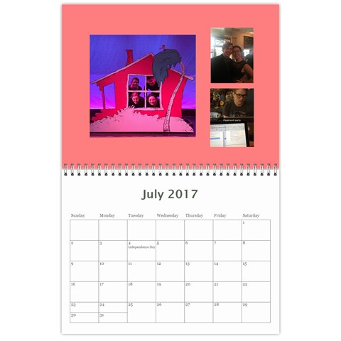Sm Calendar By Megan Meier Jul 2017