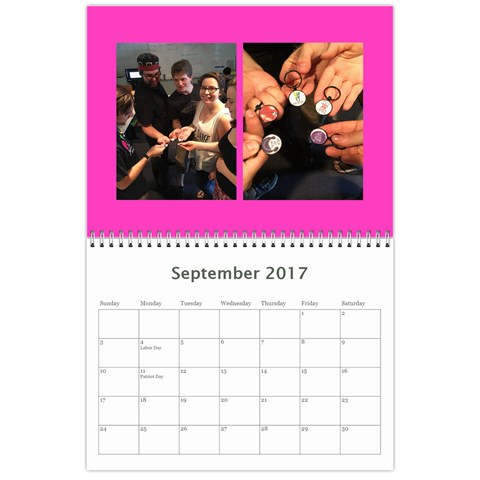 Sm Calendar By Megan Meier Sep 2017
