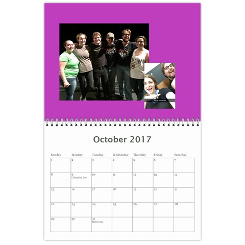 Sm Calendar By Megan Meier Oct 2017