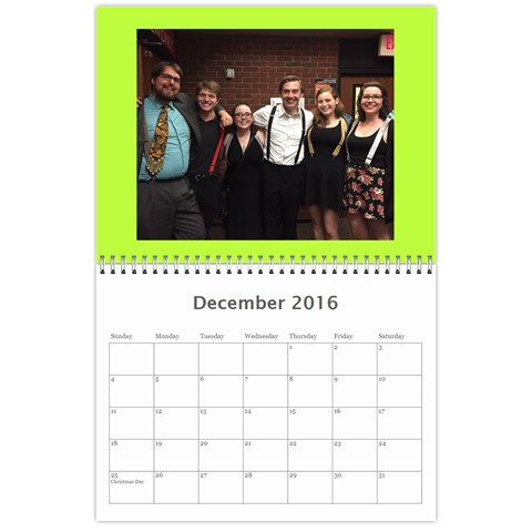 Sm Calendar By Megan Meier Dec 2016