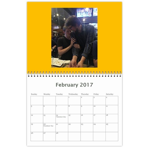 Sm Calendar By Megan Meier Feb 2017