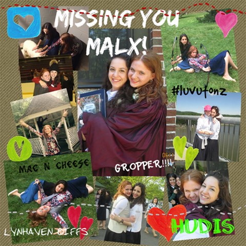 Malka By Hudis 12 x12  Scrapbook Page - 1