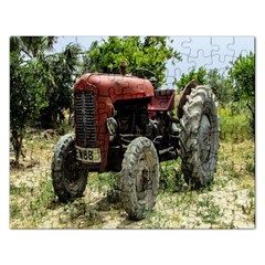 Red Tractor :   Puzzle - Jigsaw Puzzle (Rectangular)