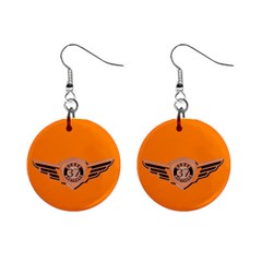 Dodge earring  - Mini Button Earrings