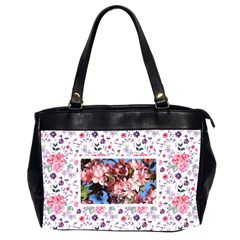 2sided Floral Oversize Handbag - Oversize Office Handbag (2 Sides)