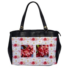 1side Floral Oversize Handbag - Oversize Office Handbag