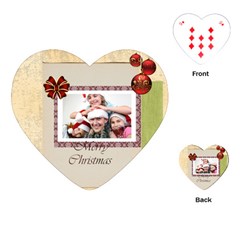 xmas - Playing Cards Single Design (Heart)