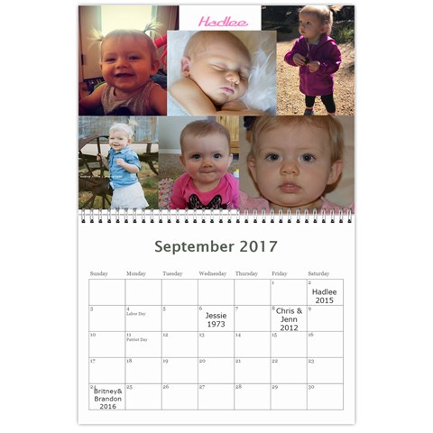 2017calendar By Sandra L Johnson Sep 2017