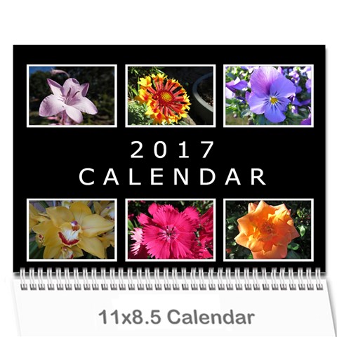2017 Flower Calendar  By Mim Cover