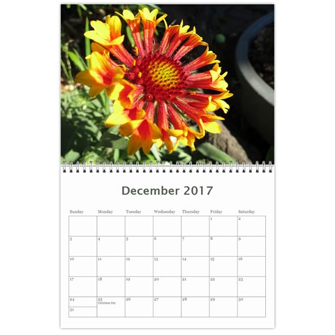 2017 Flower Calendar  By Mim Dec 2017
