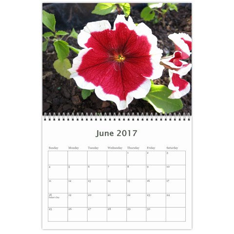 2017 Flower Calendar  By Mim Jun 2017