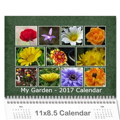 Damask calendar for 2017 - Wall Calendar 11  x 8.5  (12-Months)