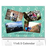 Christenson 2017 - Wall Calendar 11  x 8.5  (12-Months)
