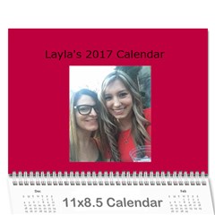 2017 Layla - Wall Calendar 11  x 8.5  (12-Months)