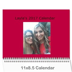 2017 Layla - Wall Calendar 11  x 8.5  (12-Months)