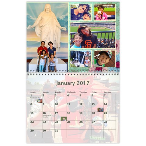 Gma Calendar 2017 By Robyn Ramsay Jan 2017