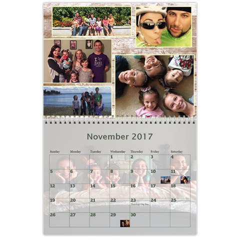 Gma Calendar 2017 By Robyn Ramsay Nov 2017