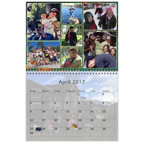 Gma Calendar 2017 By Robyn Ramsay Apr 2017