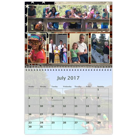 Gma Calendar 2017 By Robyn Ramsay Jul 2017