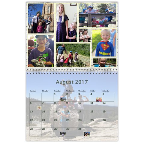 Gma Calendar 2017 By Robyn Ramsay Aug 2017