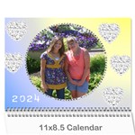 pretty pastels calendar 2022 - Wall Calendar 11  x 8.5  (12-Months)