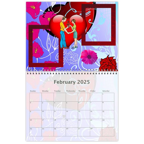 Pretty Pastels Calendar 2025 By Kim Blair Feb 2025