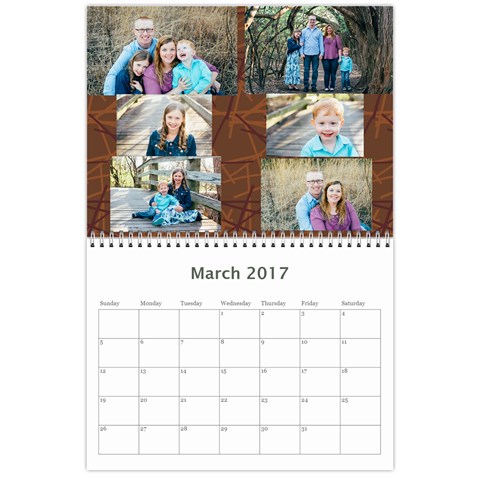 Calendar 2017  Finished By Mandy Morford Mar 2017