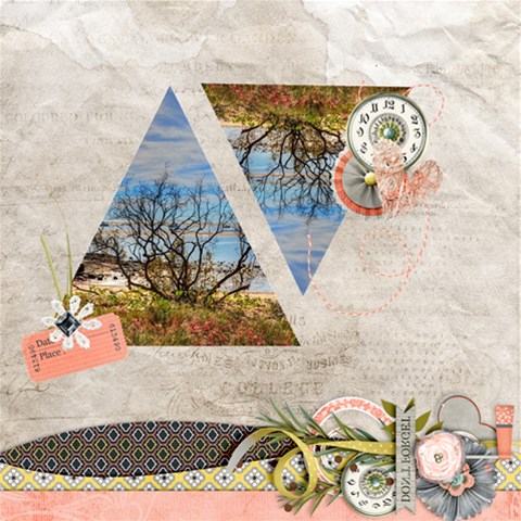 Atthebottom1 By Elfie 12 x12  Scrapbook Page - 1