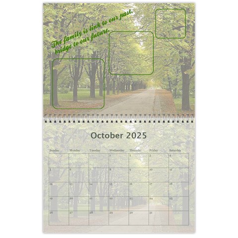 2025 Family Quotes Calendar By Galya Oct 2025
