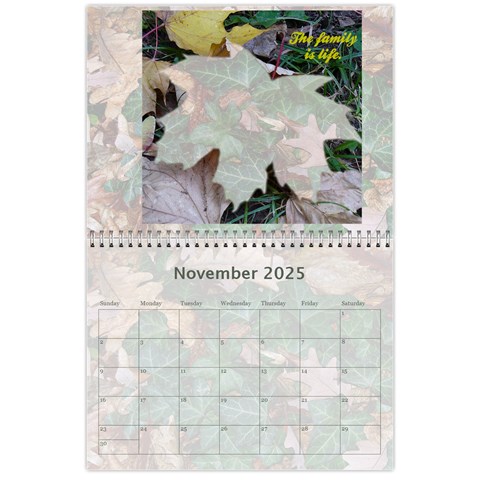 2025 Family Quotes Calendar By Galya Nov 2025