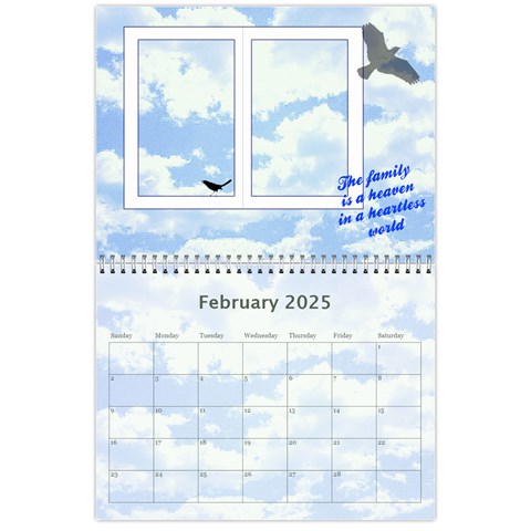 2025 Family Quotes Calendar By Galya Feb 2025