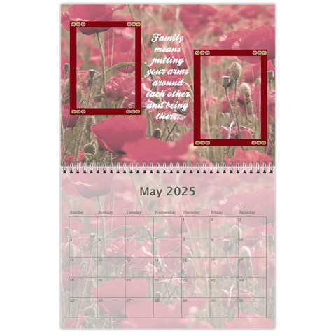 2025 Family Quotes Calendar By Galya May 2025