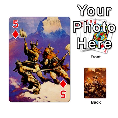 Baraja Frazetta By Fran Xab Front - Diamond5