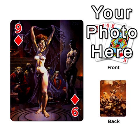 Baraja Frazetta By Fran Xab Front - Diamond9