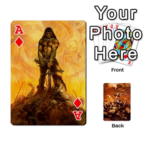 Ace Baraja Frazetta By Fran Xab Front - DiamondA