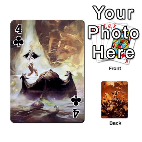 Baraja Frazetta By Fran Xab Front - Club4