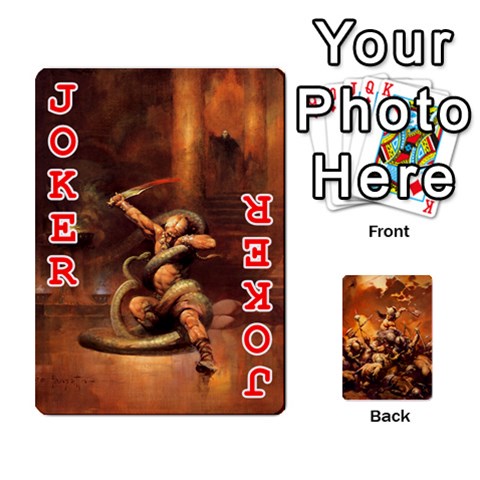 Baraja Frazetta By Fran Xab Front - Joker2