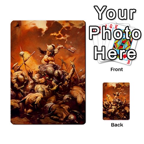 Baraja Frazetta By Fran Xab Back