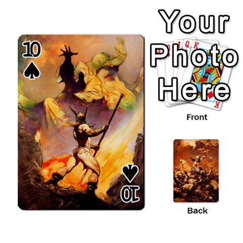 Baraja Frazetta By Fran Xab Front - Spade10