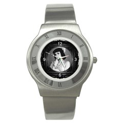 Framed Watch  - Stainless Steel Watch