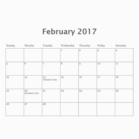 2017 Lois  Calendar  By Nancy Knutson Apr 2017