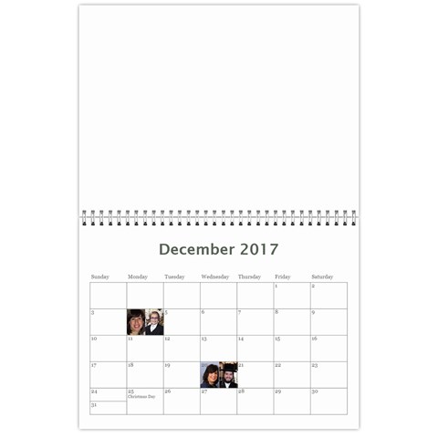 Mommy Calendar By Sara E  Goldberger Dec 2017