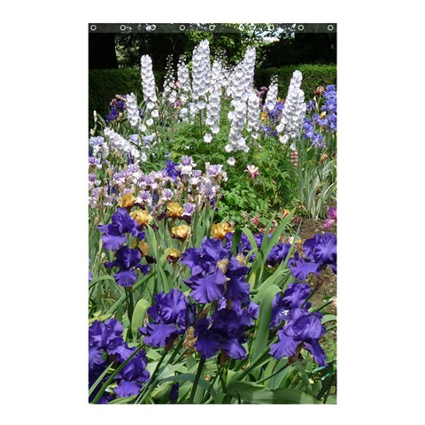 Iris Garden By Cindy Von Sutphen Curtain(48  X 72 ) - 42.18 x64.8  Curtain(48  X 72 )