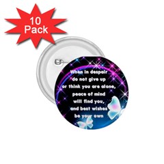 Adversity Peace button - 1.75  Button (10 pack) 