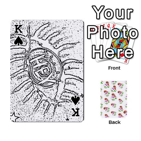 King Art Cards By Roxzano Front - SpadeK