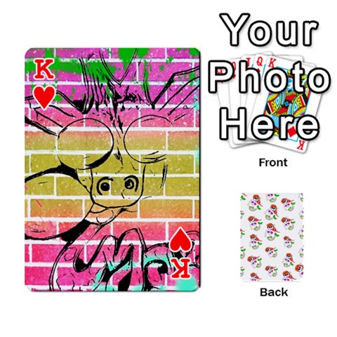 King Art Cards By Roxzano Front - HeartK