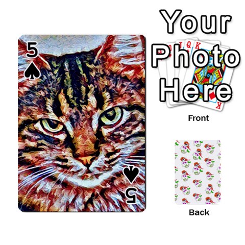 Art Cards By Roxzano Front - Spade5