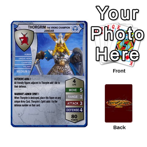 Heroscape Heroes 1 By Hassenfieffer Front - Spade4