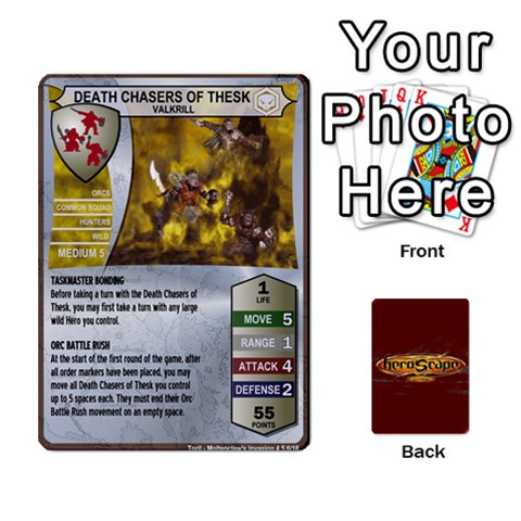 Heroscape Heroes 4 By Hassenfieffer Front - Club6