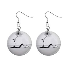 Mini Button Earrings
